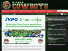 Tablet Screenshot of nivalacowboys.fi